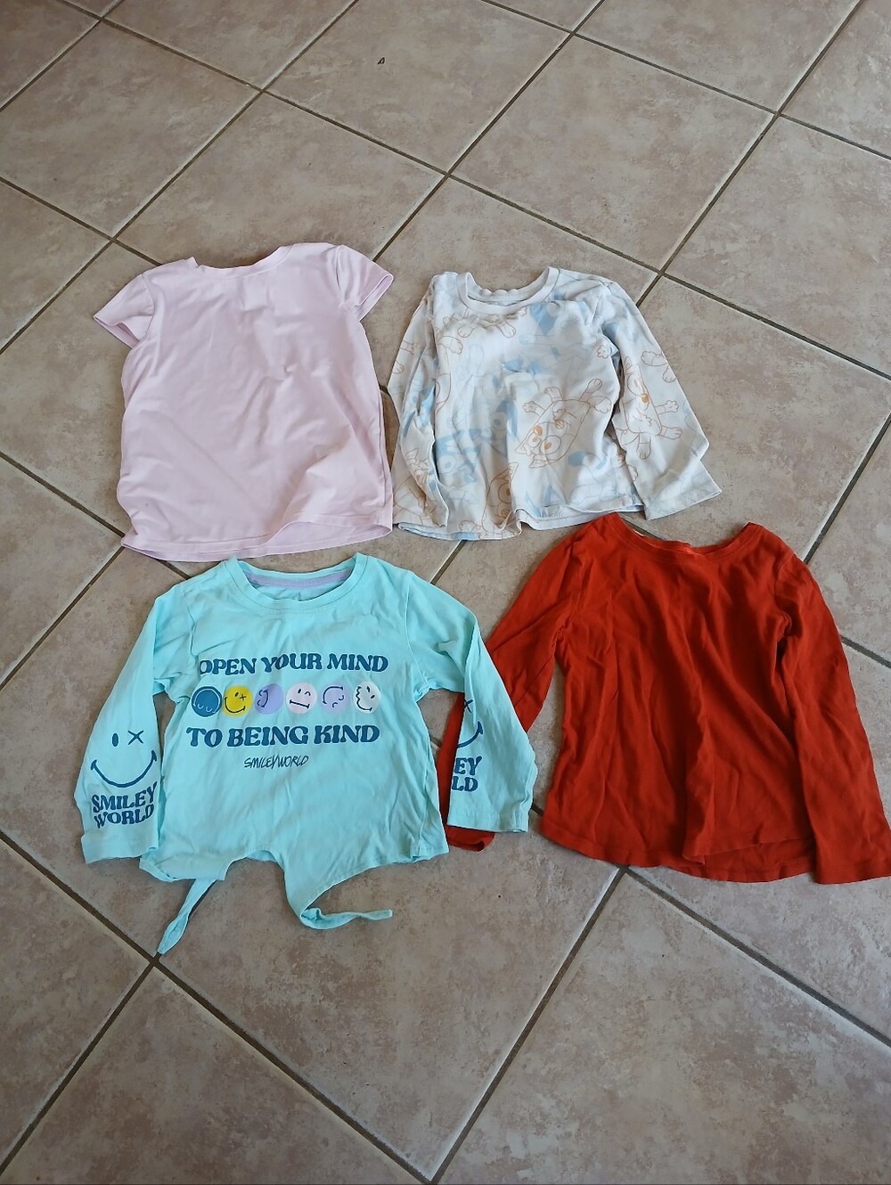 Size 4T Girls Tshirt Lot
